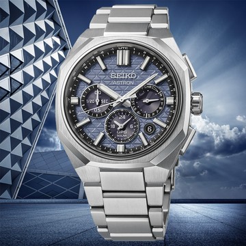 SEIKO 精工 Astron系列 太陽能 GPS 鈦金屬 雙時區計時腕錶 (HAB001J1/5X63-0AA0B)