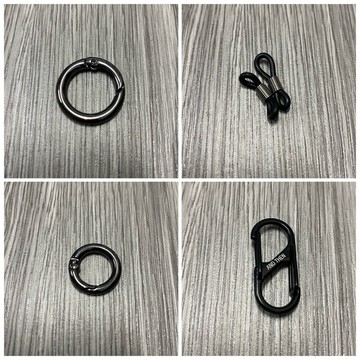 【AND THEN】（每天出貨）輔料 彈簧釦 合金釦 渡黑 八字扣 配件 二代 皮帶 配件 搭配