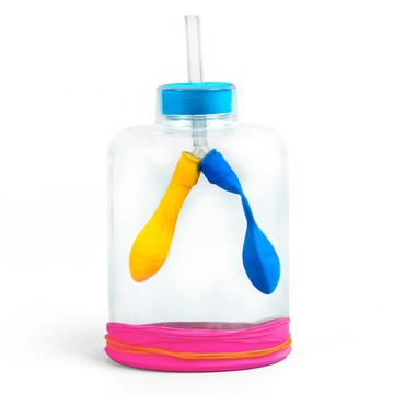 「雙成教具」科學實驗diy肺呼吸模型膈肌運動模擬器小學科技小製作四年級套裝