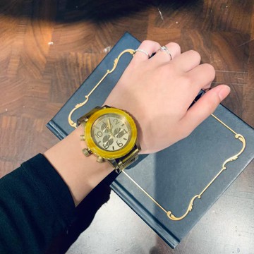 【NIXON】42-20 三眼計時 透金玳瑁 時尚奢華 金錶 男錶 女錶 手錶 石英錶 送男友 送女友