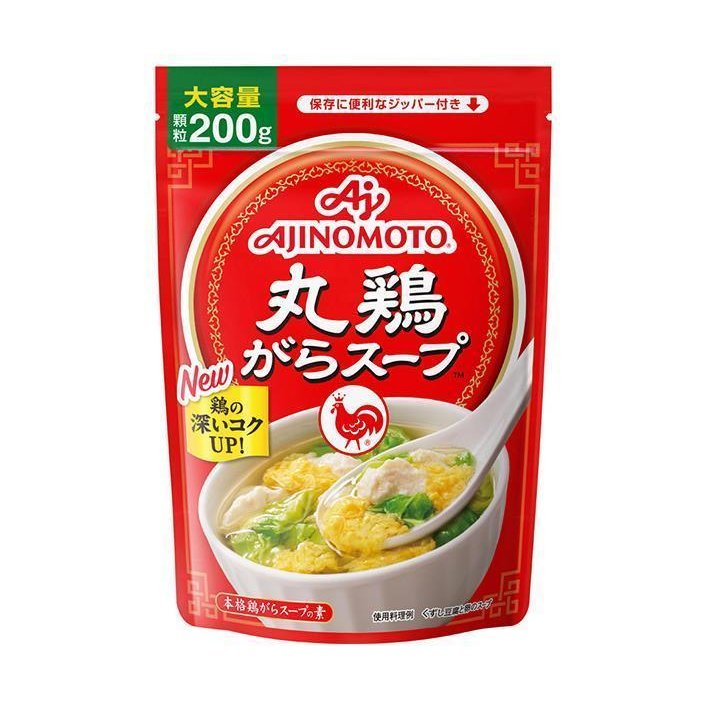 味の素 丸鶏がらスープ 200g×7袋入×(2ケース)｜ 送料無料