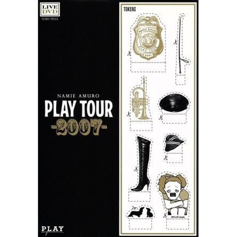 M 匿名配送　安室奈美恵 namie amuro PLAY tour 2007 DVD　4988064915330　通常盤