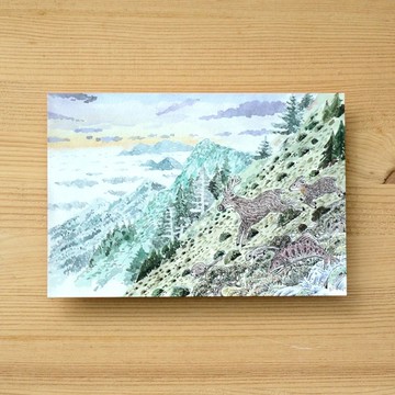 在地好朋友明信片－高山之晨