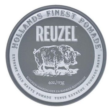 REUZEL POMADE 灰豬 豬油 低光澤強力髮蠟 4oz (領卷折後$)(日期到2026/10)(公司貨) ★七彩美容百貨｜【滿額享最高折1100 APP下單點數4%】