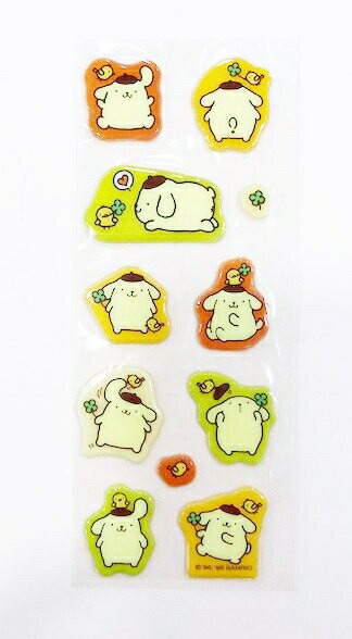 【震撼精品百貨】Pom Pom Purin 布丁狗 貼紙-幸運草#39260 震撼日式精品百貨