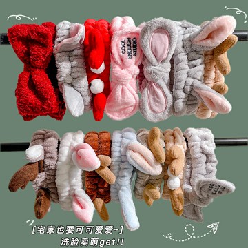 發帶女洗臉箍網紅2022年新款敷面膜專用頭箍化妝壓發頭套頭巾發捆