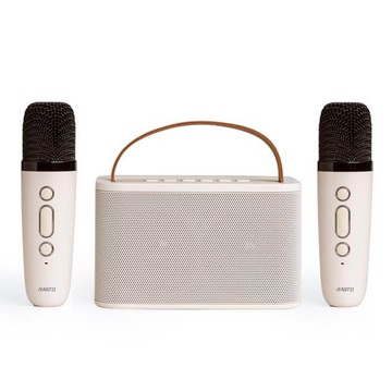 RASTO RD15 10W雙麥克風美聲多模式歡唱藍牙5.3喇叭 高音質環繞音效 IPX4防水