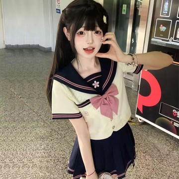【小野中】原系JK制服 水手服 學生制服 日系學院風 夏秋基礎款 中間服 正品 原創 大尺碼學生制服
