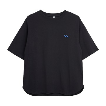 5th STREET｜男裝｜立體logo設計短袖T恤｜黑色