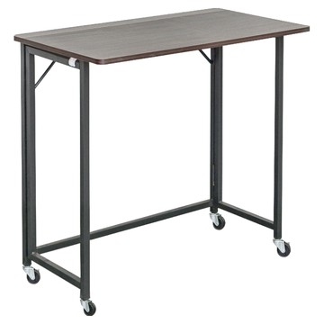 dayneeds 日需百備 日系無印風摺疊書桌 附滑輪組 SBH837308BKG  80 x 45 x 74.5cm  胡桃木