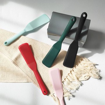 食品級硅膠不粘鍋煎魚鏟小號廚房鏟子密鏟烙餅煎蛋鏟