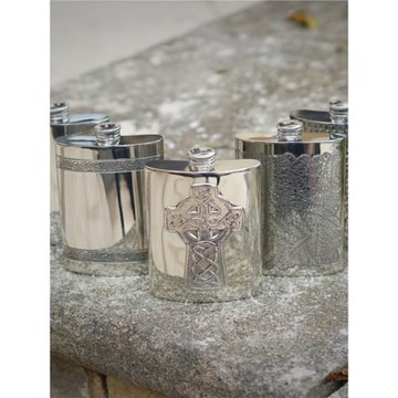 英國進口手打pewter白镴錫合金隨身便攜復古酒壺酒瓶威士忌6OZ