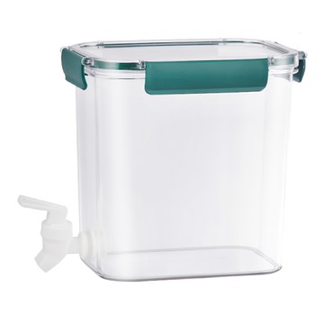 FAmILyLIFE 生活 冰沁多功能全密封儲物冰水壺 YG-198-GR 20 x 14.5 x 19.5cm 480g  深湖綠  3.5L  1個