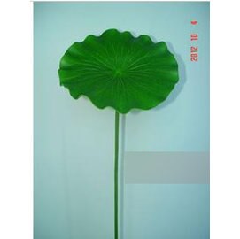 高模擬荷葉 荷花 高模擬塑膠 池塘水景 舞臺表演道具（有桿直徑60cm）-7901002