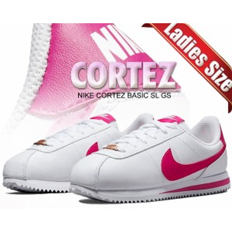 Cortez Basic SL 'White/Pink Prime' (GS) The Nike Cortez was the