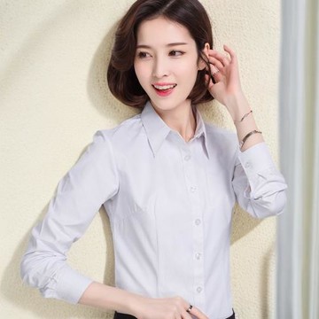 職業女襯衫一件代發白襯衣工廠直供