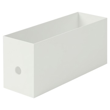 文件檔案盒 標準型 矮款 32 x 10 x 12cm  白色  1個