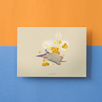 魔法獅超級變變變 起鼠無限吃飽飽 / 明信片