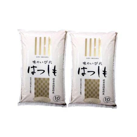 ふるさと納税 味のいび米ハツシモ20kg(10kg×2袋) 岐阜県大野町