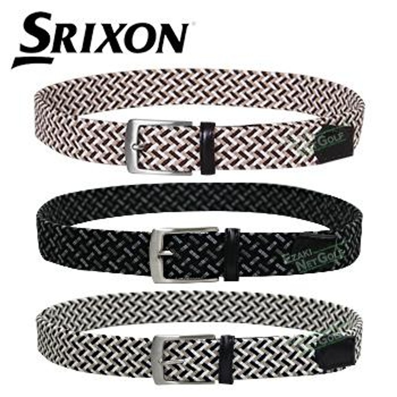 DUNLOP(ダンロップ) SRIXON スリクソン ベルト ホワイト GGL-ファッション小物