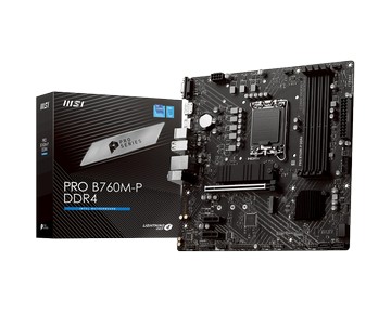 【會員限定優惠】PRO B760M-P DDR4 微星主機板 (m-ATX / LGA1700)