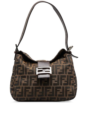 Fendi Pre-Owned - Zucca shoulder bag - women - Canvas - One Size - Brown