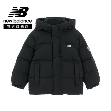 【New Balance】 NB 童裝羽絨外套_中性_黑色_7PF4E13WBK
