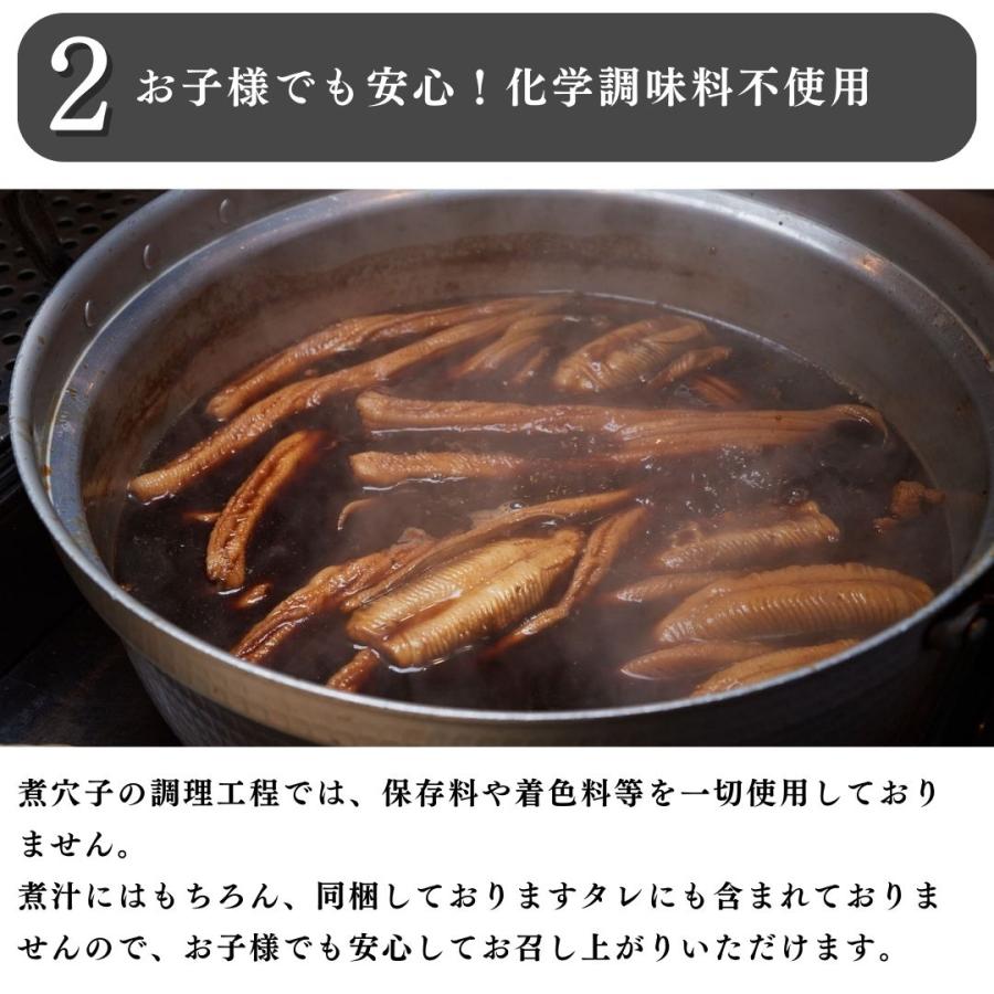  寿司屋 お取り寄せ ギフト 煮穴子 国産 穴子 あなご プレゼント 2尾 シャリ付き 穴子丼 2人前 個包装 おつまみ 大きい 内祝い 熨斗対応