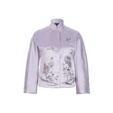 【SALE】SHIATZY CHEN 夏姿˙陳-荷緜系列絲質刺繡立領外套