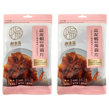 新東陽 蒜泥蝦風味蒟蒻片  100g  2包