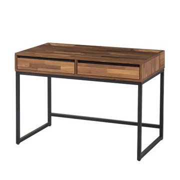 【唯熙傢俱】布斯柚木色3.5尺書桌