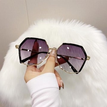 2023潮流新款時尚圓臉網紅眼睛墨鏡女夏防紫外線太陽眼鏡男士開車