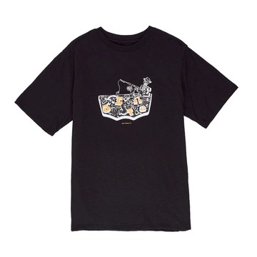 5th STREET｜男裝｜海洋元素印花短袖T恤｜黑色