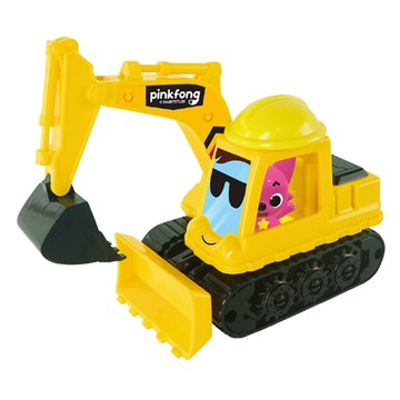 pinkfong 碰碰狐 迷你工程車系列玩具  黃色  不適用  1組