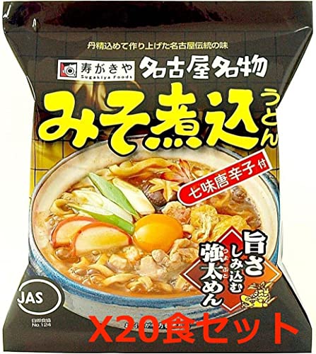 寿がきや みそ煮込うどん 91g20食