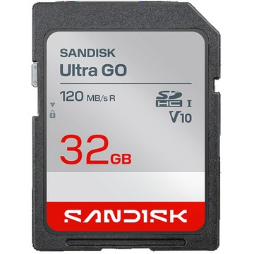 SanDisk 32GB 32G SDHC Ultra Go 120MB/s V10 SDSDUGN-032G 相機 記憶卡