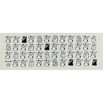 京都手拭巾-貓系列-貓系列-招財貓