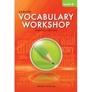 Vocabulary Workshop Enriched Edition Level H