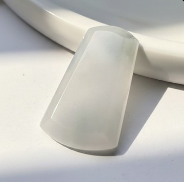 冰種翡翠平安無事牌 | 裸石 | 天然緬甸玉翡翠A貨 | 送禮