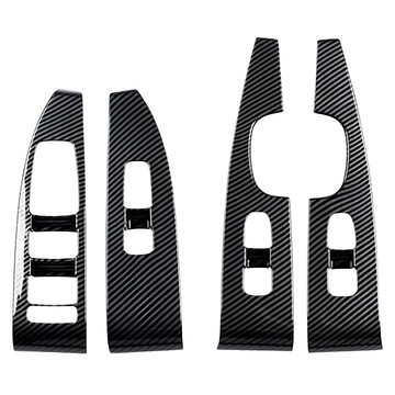 Vendict The New Sorento MQ4 小改款飾條保護蓋 4件組  車窗開關飾條  碳纖維紋 黑色