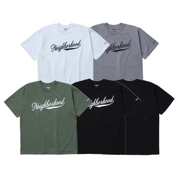 Neighborhood NH . TEE SS-2 短T 白/灰/黑/綠 252PCNH-ST02