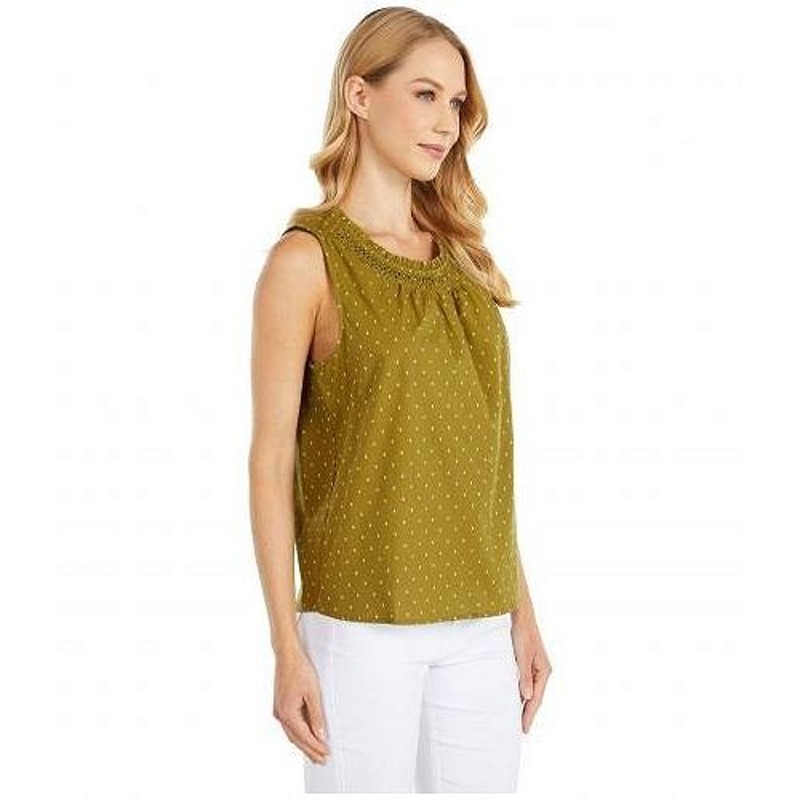 Lucky Brand Women's Square Neck Lace Tank, Tapenade at