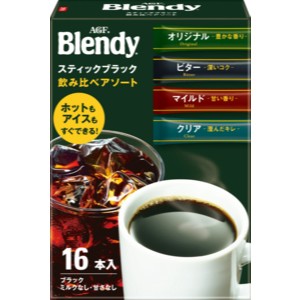 *貪吃熊*日本 AGF Blendy 4種綜合黑咖啡 黑咖啡 咖啡 即溶咖啡