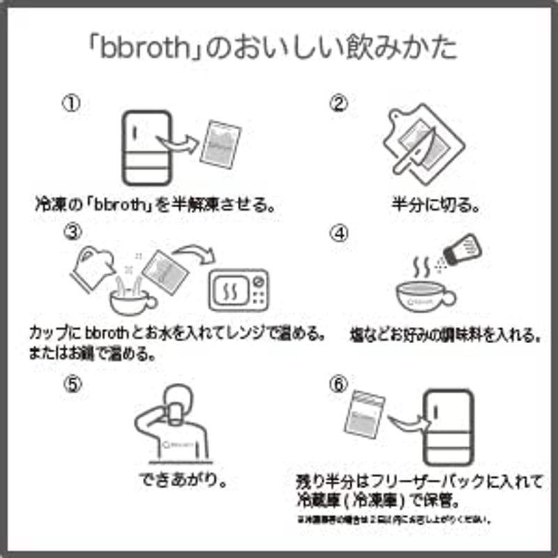 ボーンブロススープbbroth国産・無添加３種類150g×7パックセット (1日半パック・2週間分)