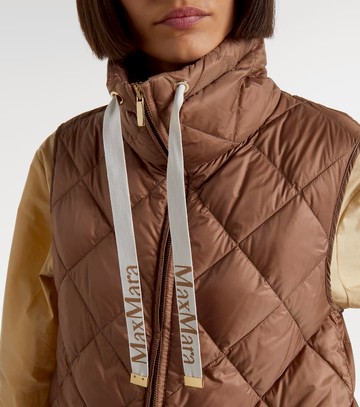 Max Mara Tregic quilted zip-up vest