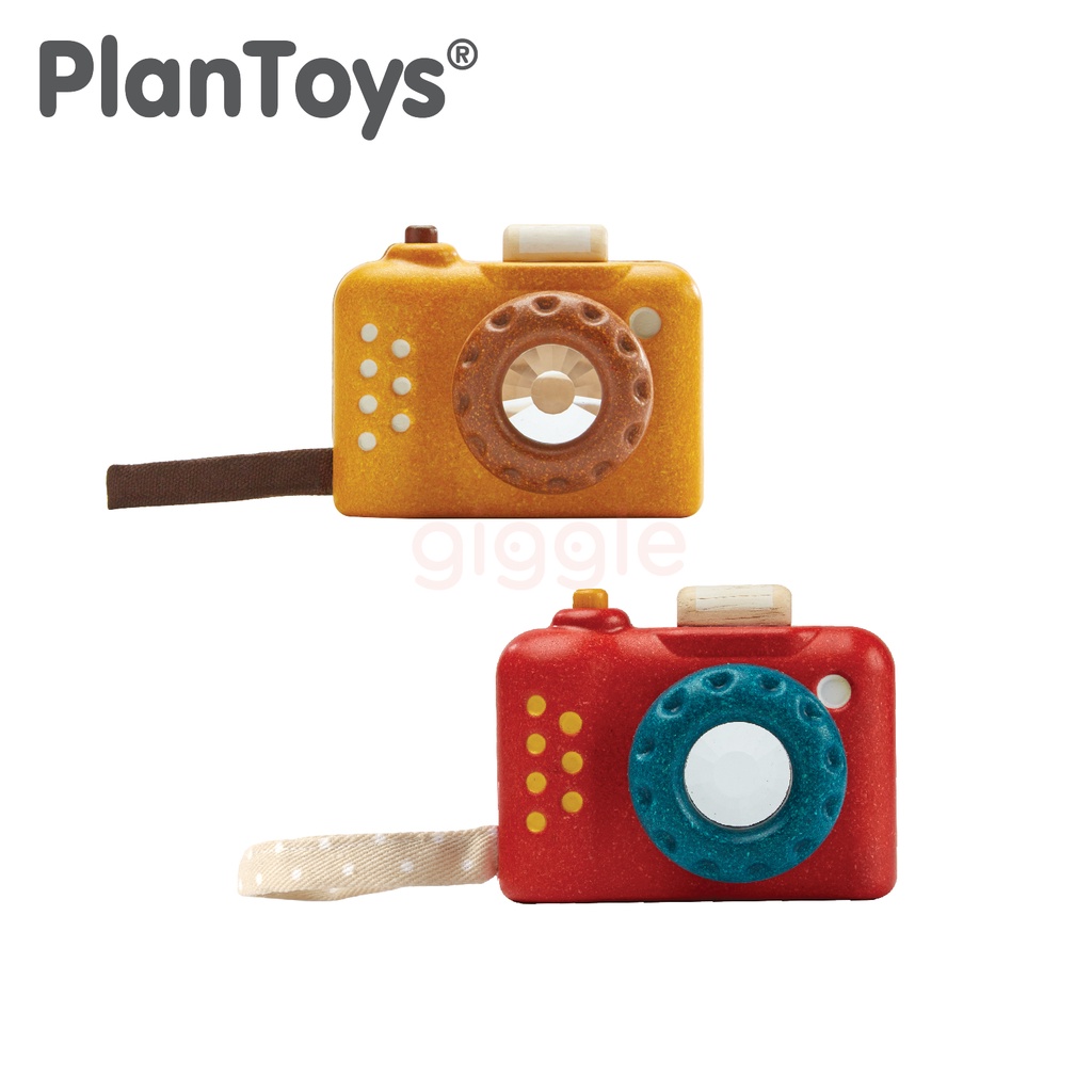 Plantoys 我的相機 | 原木兒童認知玩具 (多款可選)