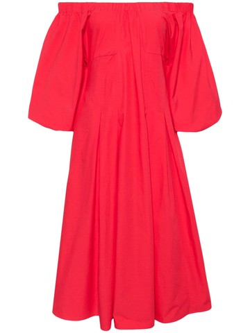 Rejina Pyo - Greta organic-cotton midi dress - women - Cotton/Organic Cotton - 12 - Red