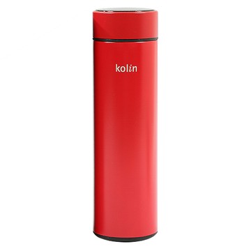 Kolin 歌林 顯溫保溫瓶 KPJ-KU2021  紅色  1個  480ml