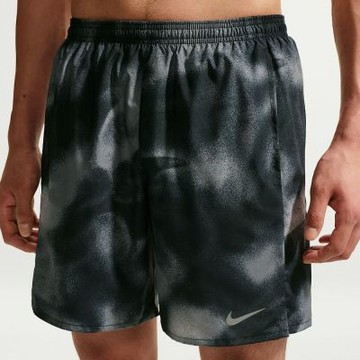 NIKE 短褲 男 運動褲 慢跑 速乾 AS M NK DF MILER 7BF AOP SHORT 黑 IV4817-010