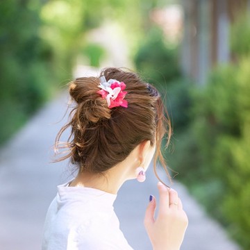 彩繪咲編髮圈 | 莓果